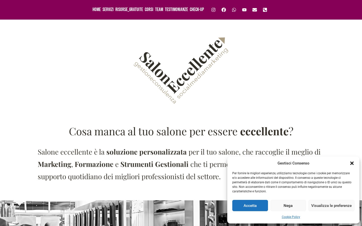 Sito Salone Eccellente realizzato da Enrico Mingiacchi